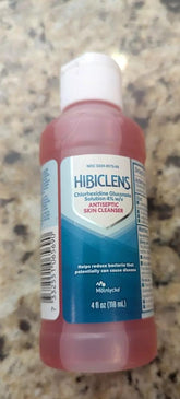 Hibiclens Skin Cleanser - 4 oz (Pack of 2) - Antimicrobial & Antiseptic - Travel-Friendly