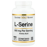 California Gold Nutrition L-Serine, 900 mg, 120 Veggie Capsules