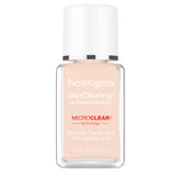 Neutrogena SkinClearing Oil-Free Acne Foundation with Salicylic Acid - Shine Controlling Makeup for Acne-Prone Skin, 20 Natural Ivory, 1 fl. oz