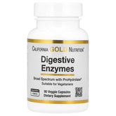 California Gold Nutrition Digestive Enzymes – ProHydrolase® & Amylase Blend – 90 Veggie Capsules for Optimal Digestion & Nutrient Absorption