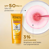 POND's SPF 50 Sunscreen Serum with Niacinamide-C: Fade Dark Spots & Protect