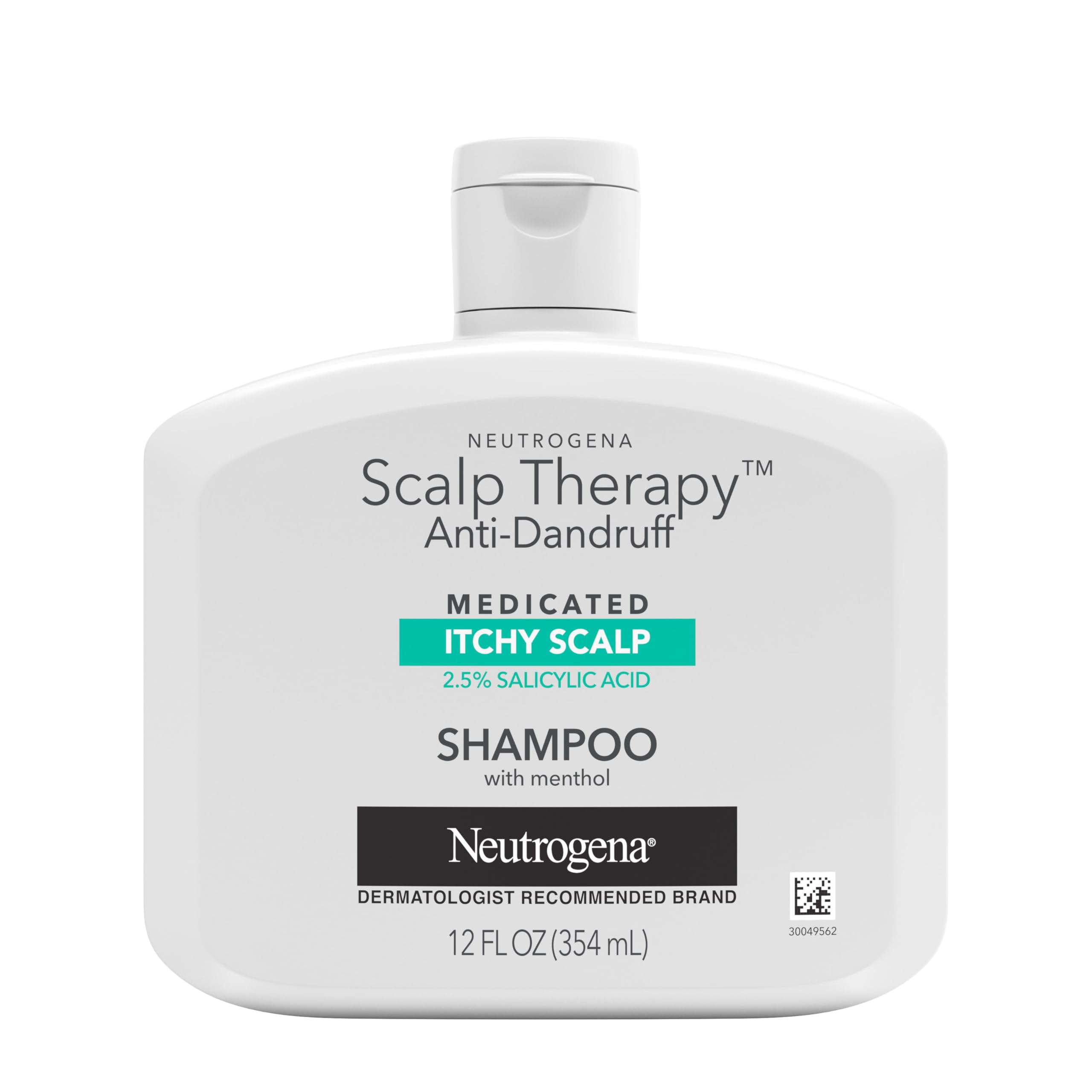 Neutrogena Scalp Therapy Anti-Dandruff Shampoo - 2.5% Salicylic Acid with Peppermint - 12 fl oz