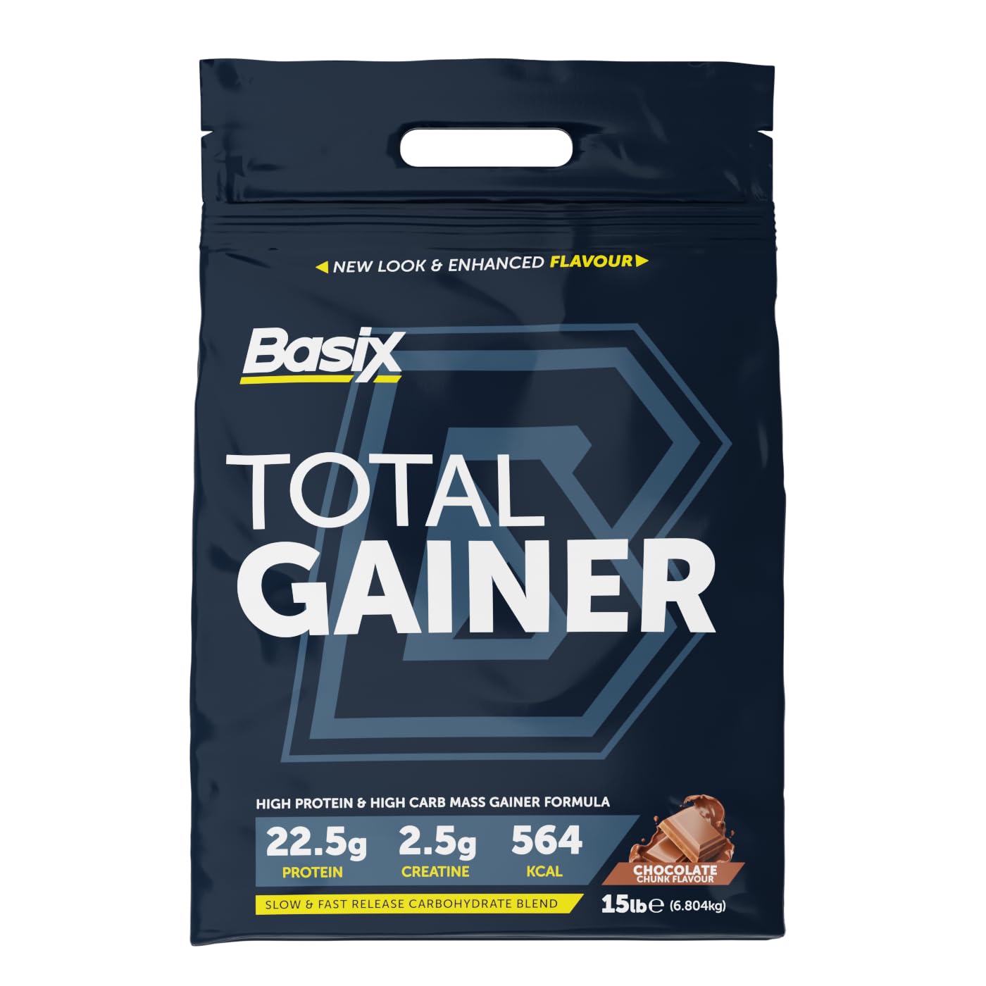 Basix Total Gainer - Chocolate Chunk (15 LB)