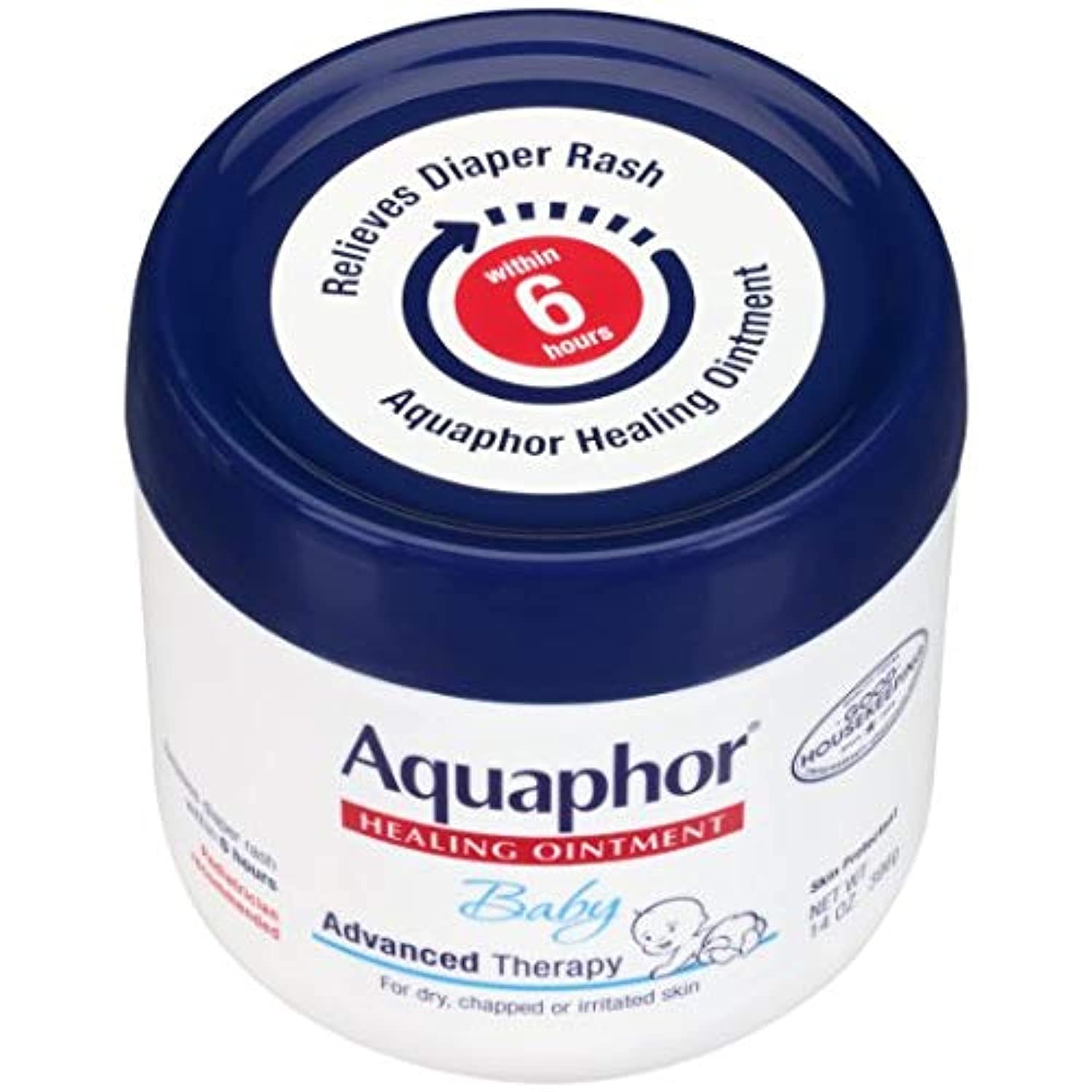 Aquaphor Baby Healing Ointment for Diaper Rash Relief & Dry Skin Protection - 14oz