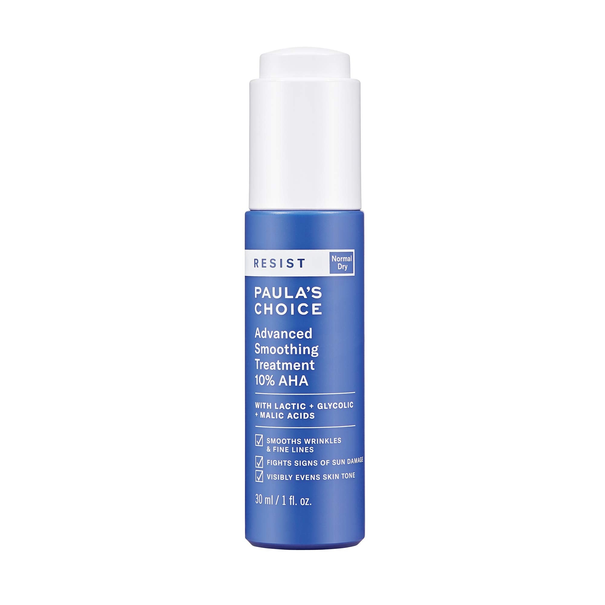 Paula's Choice RESIST Smoothing Treatment AHA Serum - 30ml | Non-Abrasive Exfoliant for Dry & Very Dry Skin