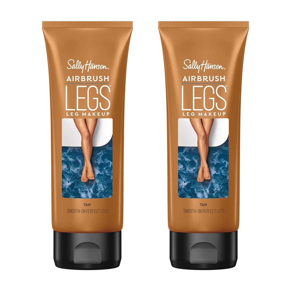 Sally Hansen Airbrush Legs Makeup Lotion - Tan/Bronze - 4oz (2 Pack)
