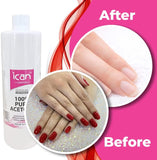Ican London 100% Pure Acetone Nail Polish Remover - 500ml