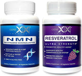 GENEX NMN & Resveratrol Dynamic Duo for Healthy Aging Support (2 Bottles)