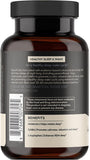 TERRA ORIGIN Sleep, GABA, Chamomile, Valerian, PassionFlower| Healthy Sleep & Wake. Restful Sleep and Awake Refreshed. Non-GMO, Vegan, Gluten Free | 5mg Melatonin, L-Tryptophan - 60 Capsules