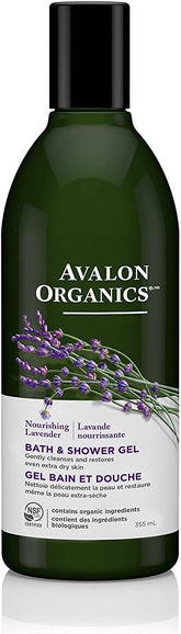 Avalon Organics Lavender Bath & Shower Gel - 355ml