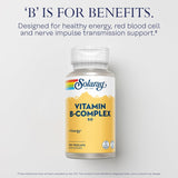 Solaray B-Complex 50 - 100 Vegetarian Capsules
