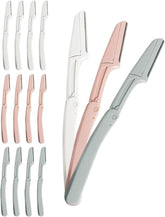 Tazweeq Eyebrow Razor for Women - 3 Piece Set, Facial Hair Removal, Dermaplaner Razors for Women and Men