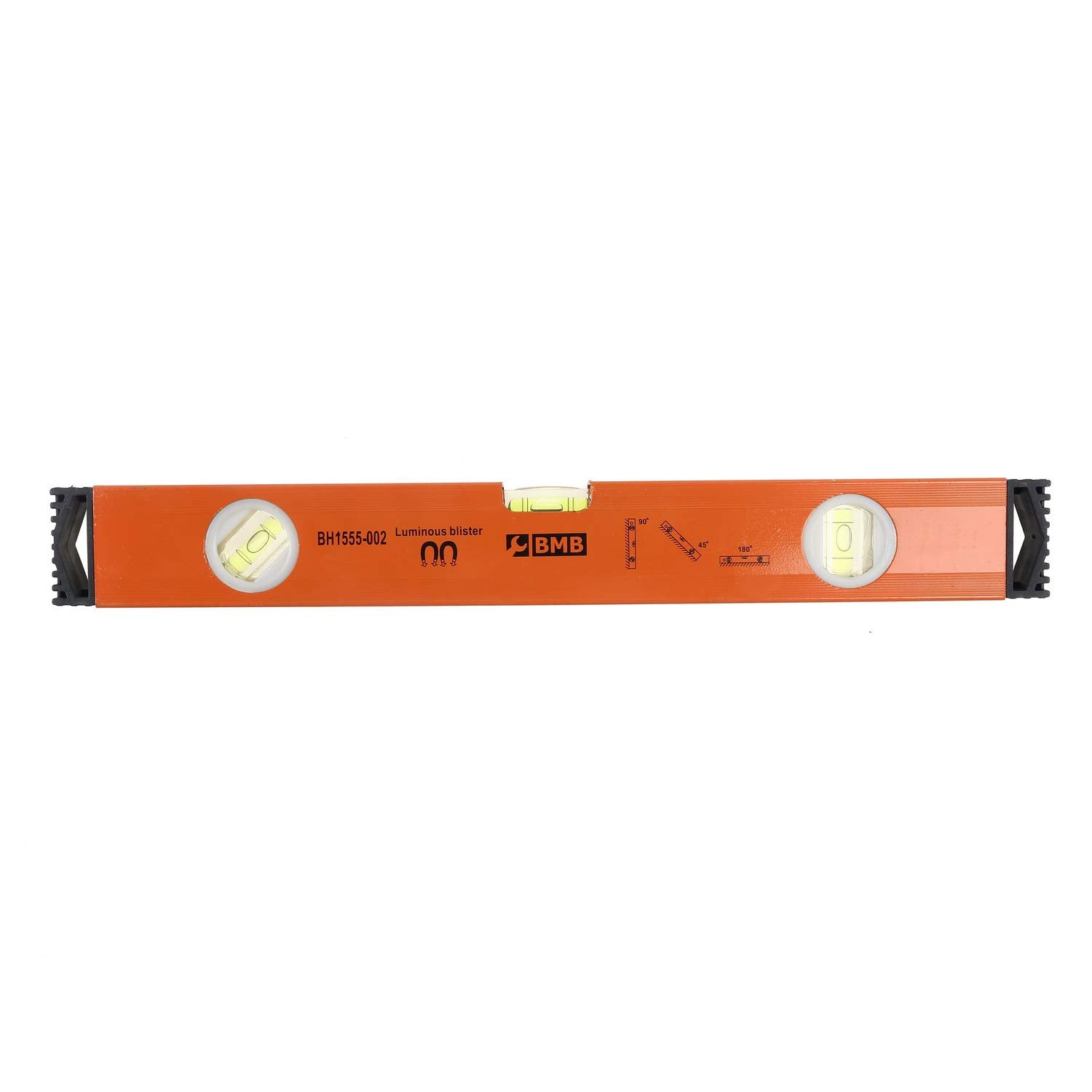 BMB Tools Magnetic Edge Level Orange 40Cm for Wall and Nail Leveling