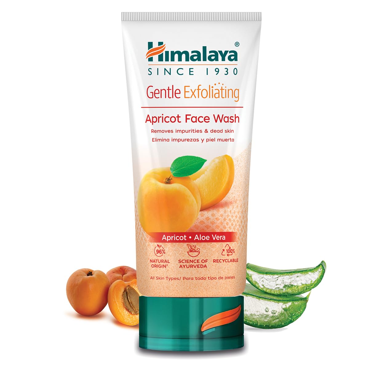 Himalaya Herbals Gentle Exfoliating Daily Face Wash 150ml | Natural Cleanser for Smooth Skin