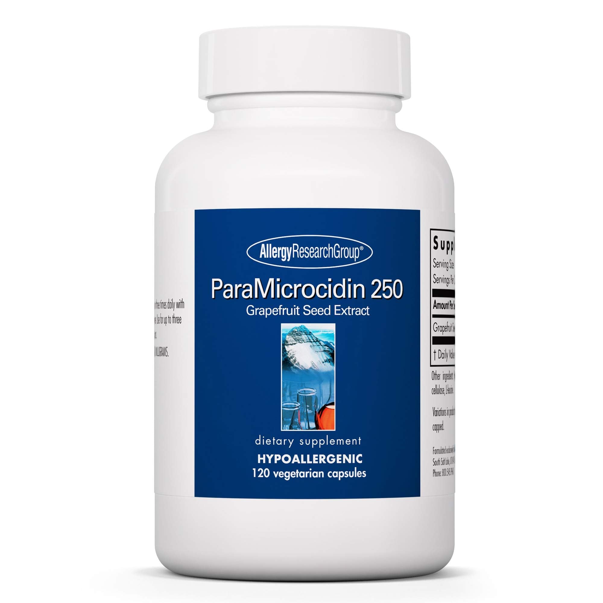 Allergy Research Group ParaMicrocidin 250 mg, 120 Capsules | Microbial & GI Support