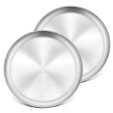 P&P CHEF Pizza Pan Set of 2 - 10 Inch Stainless Steel Pizza Trays