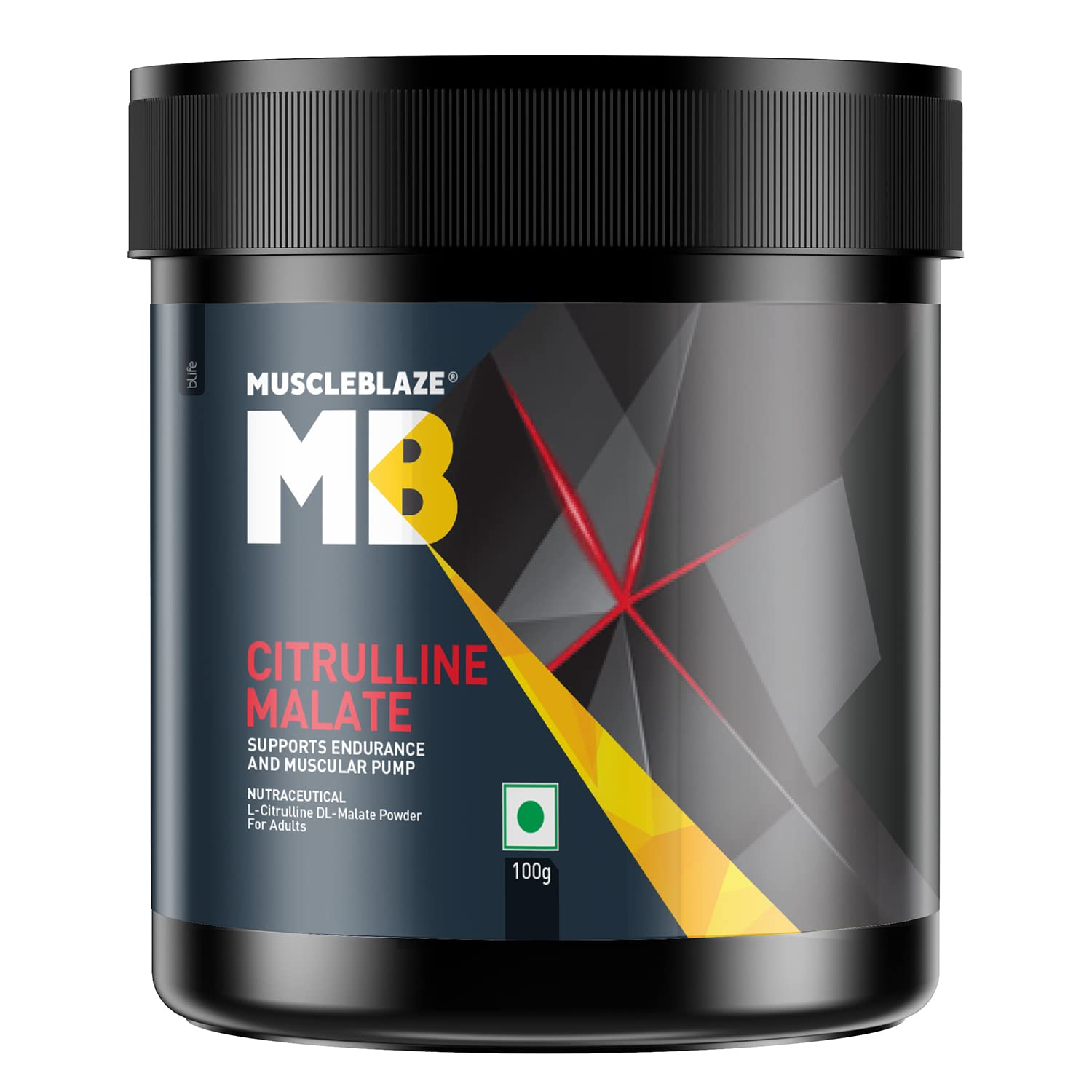 MuscleBlaze Citrulline Malate Powder 100g | Endurance & Muscle Pump Support