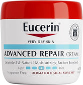 Eucerin Advanced Repair Cream Fragrance Free 16 Oz 454 G