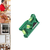 TERRIFI Mini Magnetic Spirit Level - Green, Small for TV Stand & Household Use