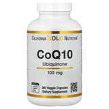 California Gold Nutrition CoQ10, USP Grade Ubiquinone, 100 mg, 360 Veggie Capsules