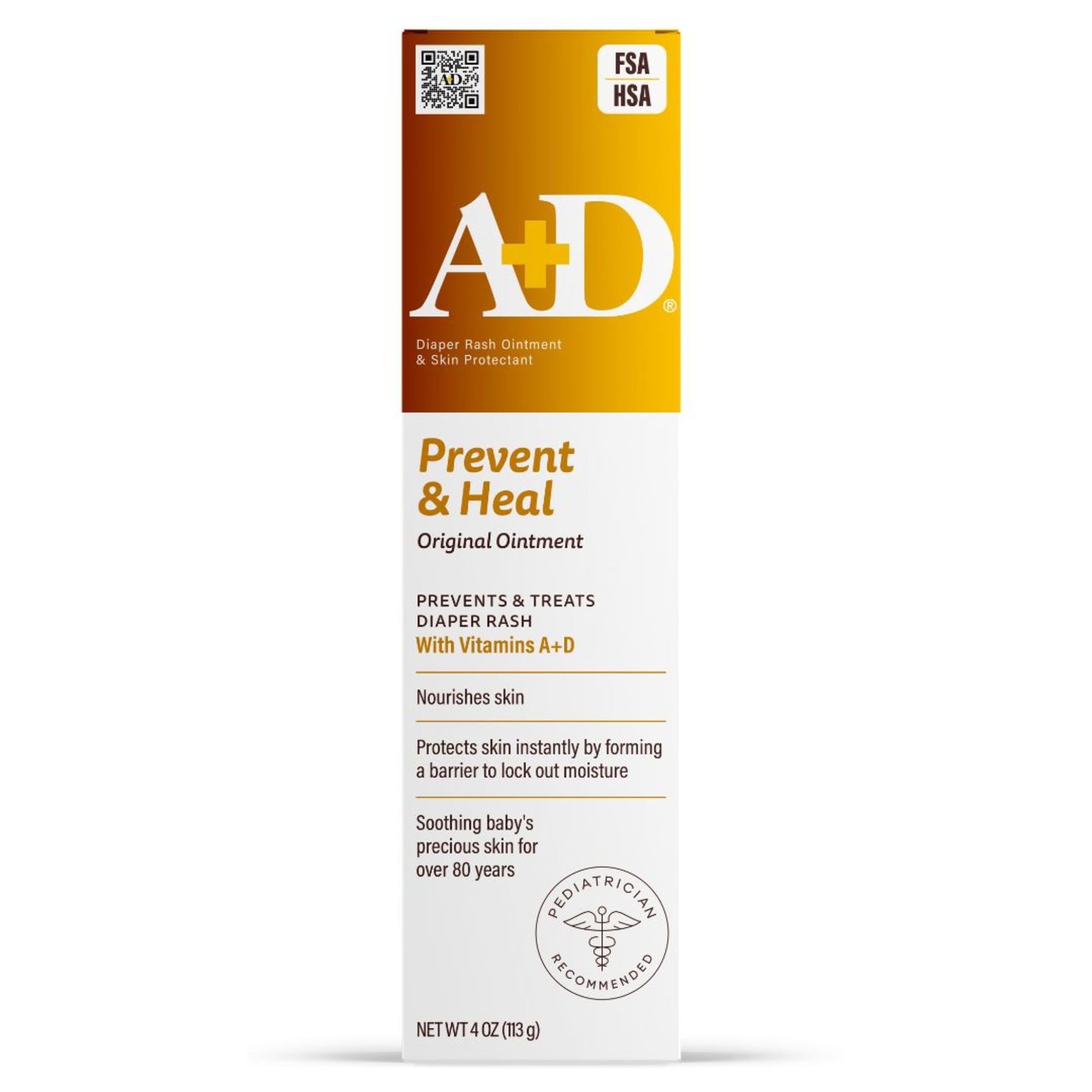 A+D Original Ointment for Skin Protection - 4 Oz