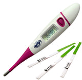 BBT Basal Thermometer (Centigrade, Flexible Tip) & 30 Ovulation Test Strips Combo Kit