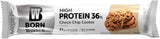 Born Winner MEGA PRO Protein Bar, 31g Protein, Choco Chip, 12-Pack