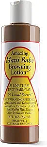 Maui Babe Browning Lotion - Fast-Acting Natural Tan - 8 fl.oz
