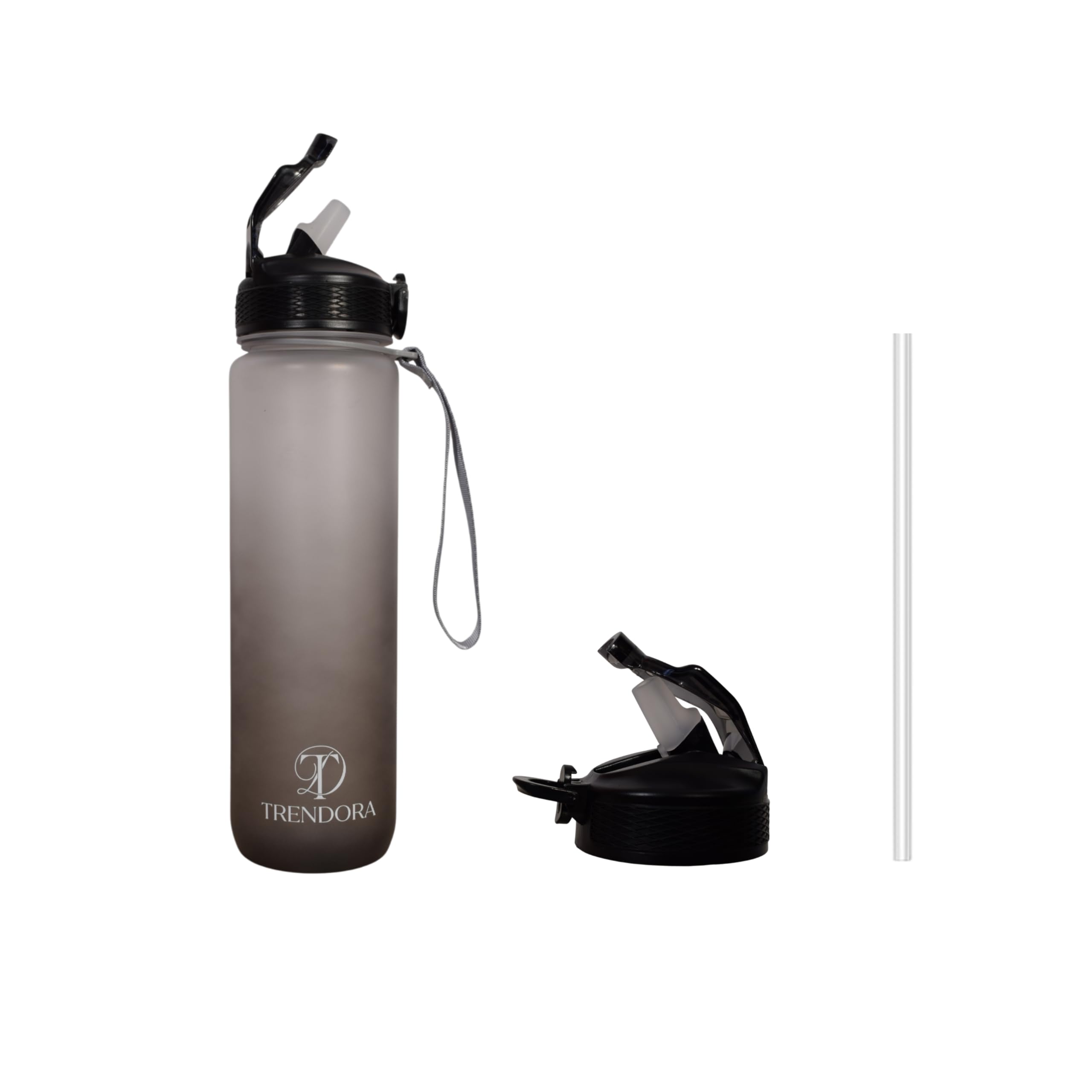 Motivational Water Bottle: BPA-Free Leakproof Hydration Bottle with Straw - Stay Hydrated and Inspired