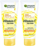 Garnier SkinActive Fast Bright Face Wash with Lemon Essence (2 x 100ml)