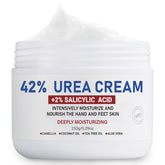 OUKEYA Urea Cream 42% + Salicylic Acid 2% - Deep Moisturizing for Dry Cracked Feet, Heels & Elbows - 50g