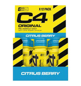 Cellucor C4 Original Pre-Workout Shot - Citrus Berry 12 x 60ml