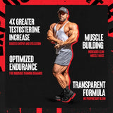 Animal Test Testosterone Booster for Men – Muscle Growth, Libido, 21-Day Cycle