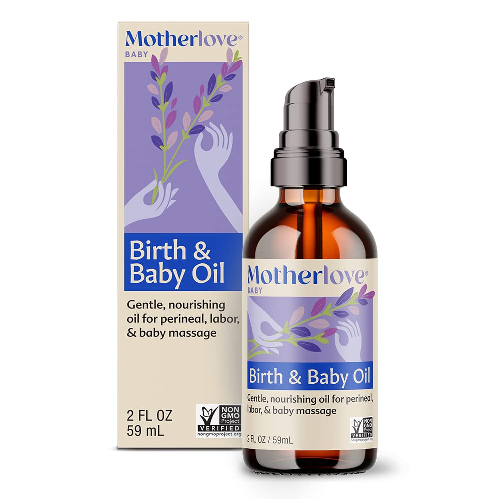 Motherlove Birth & Baby Oil - Lavender Perineal & Massage Oil (2 oz)