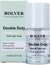BOLVER USA طلاء أساسي وعلوي 2 في 1 سريع الجفاف للحصول على تشطيب صحي وطويل الأمد
