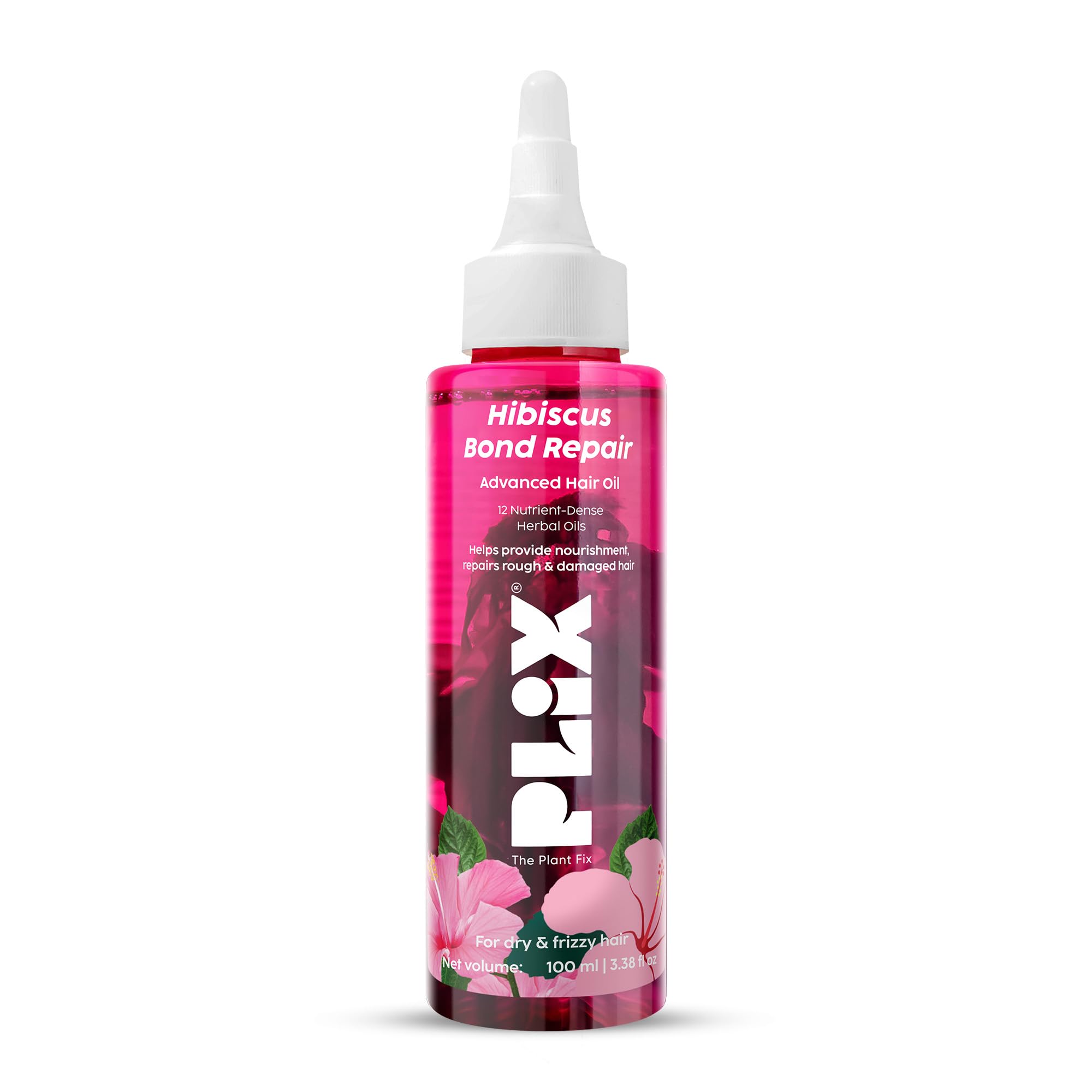 PLIX THE PLANT FIX Hibiscus Bond Repair Advanced Hair Oil for Damaged Hair (100ml)