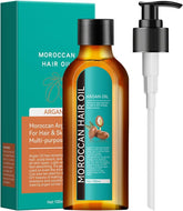 Moroccan Argan Oil for Hair, Skin & Body - 100ml | Natural Treatment for Dry Damaged Hair & Beard