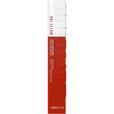 Maybelline Superstay Matte Ink Longlasting Liquid Lipstick - Red Groundbreaker 117