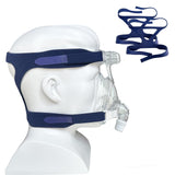 GJX Universal CPAP Replacement Headgear Strap (2 Pack) - Closed Edges for ResMed & Philips Respironics Full Face Masks