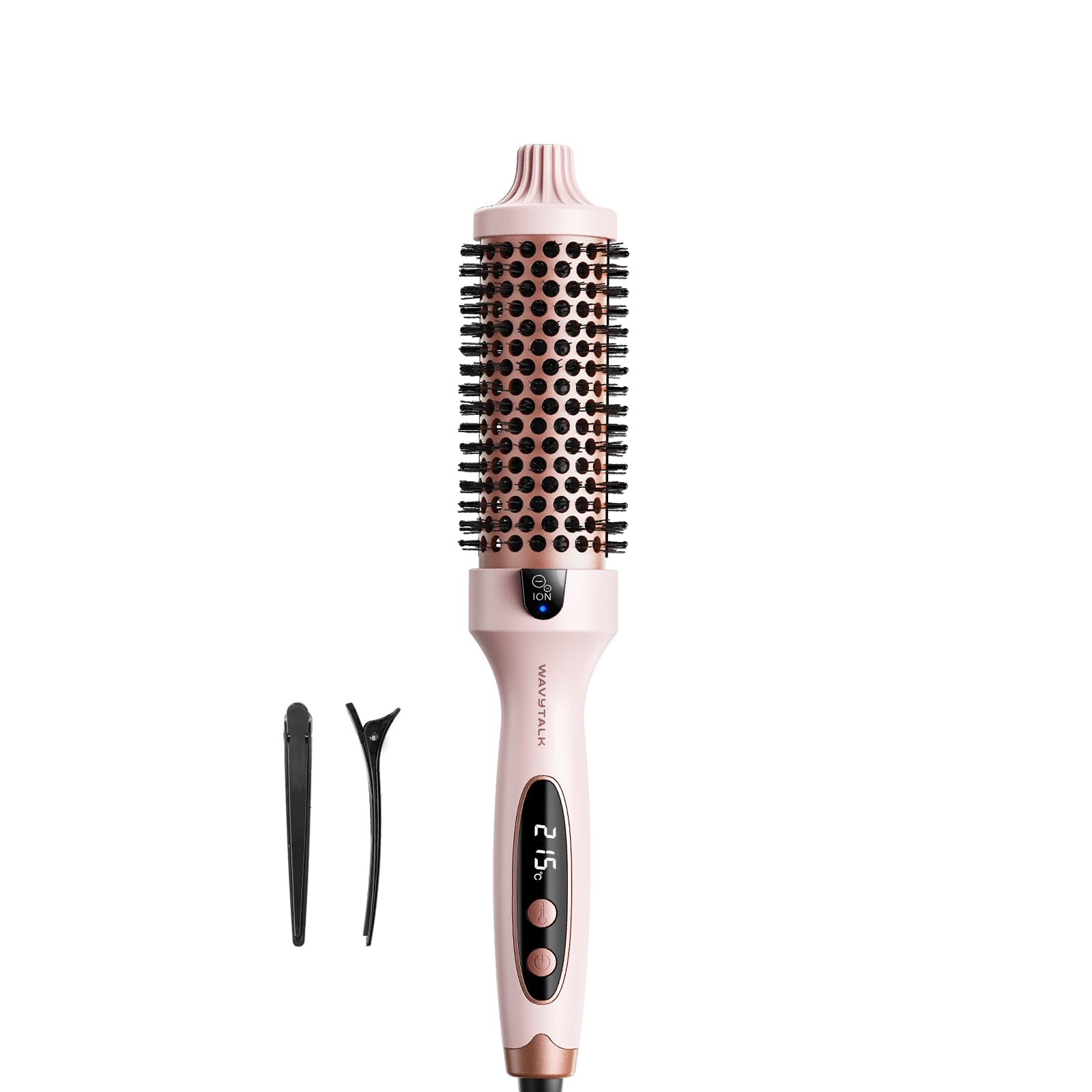 Wavytalk Blowout Boost 1.5" Heated Round Brush - Pink Sakura Edition