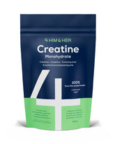 4 HIM & HER Creatine Monohydrate Powder 500g - 99.9% Pure, 147 Servings
