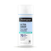 Neutrogena Ultra Sheer Mineral Face Liquid Sunscreen SPF 70 - Broad Spectrum, Oxybenzone-Free, Vegan, 1.4 fl oz