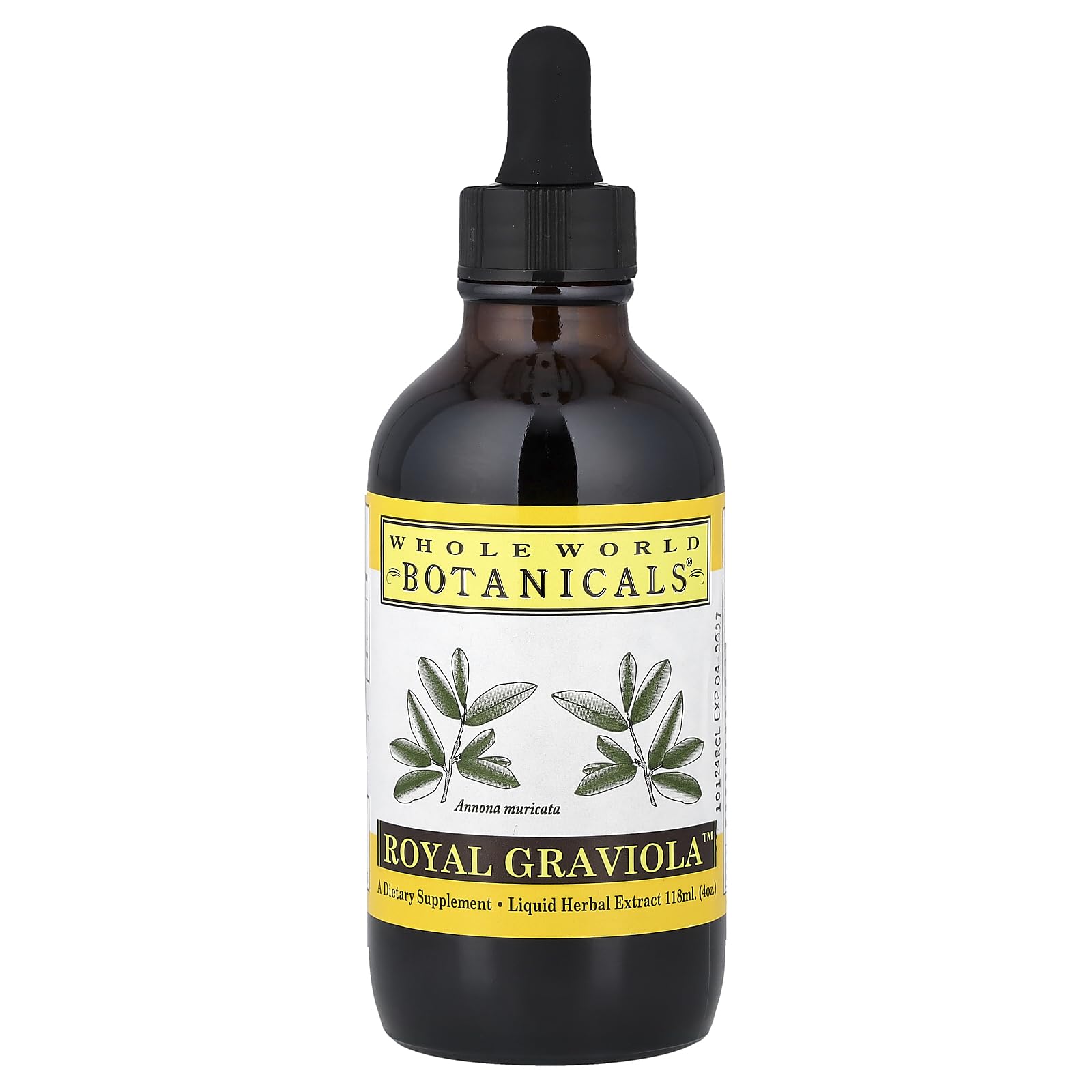 Whole World Botanicals Graviola (Soursop) Extract - 4 Oz for Immune Support