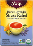 Yogi Tea Honey Lavender Stress Relief Herbal Tea Bags - 16 Count