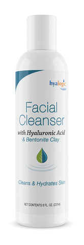 Hyalogic HA Face Wash with Hyaluronic Acid & Bentonite Clay - 8 oz