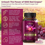 VINIA Blood Flow Superfood - Sustained Release Piceid Resveratrol from Red Grapes