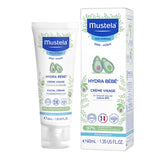 Mustela Hydra Baby Face Cream with Organic Avocado for Sensitive Skin - 40ml