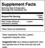 Swanson Full Spectrum Milk Thistle - Liver Support - 500mg, 100 Capsules