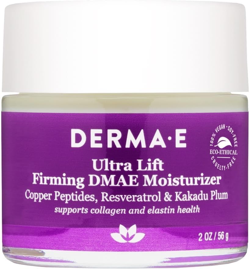 DERMA E، مرطب DMAE لشد البشرة، 2 أونصة (56 جم)