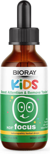 BIORAY Kids NDF Focus - Citrus Flavor - Cognitive Support - 2 fl oz